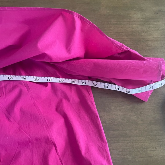 Ann Taylor Fuchsia Off-Shoulder Blouse - Picture 6 of 9